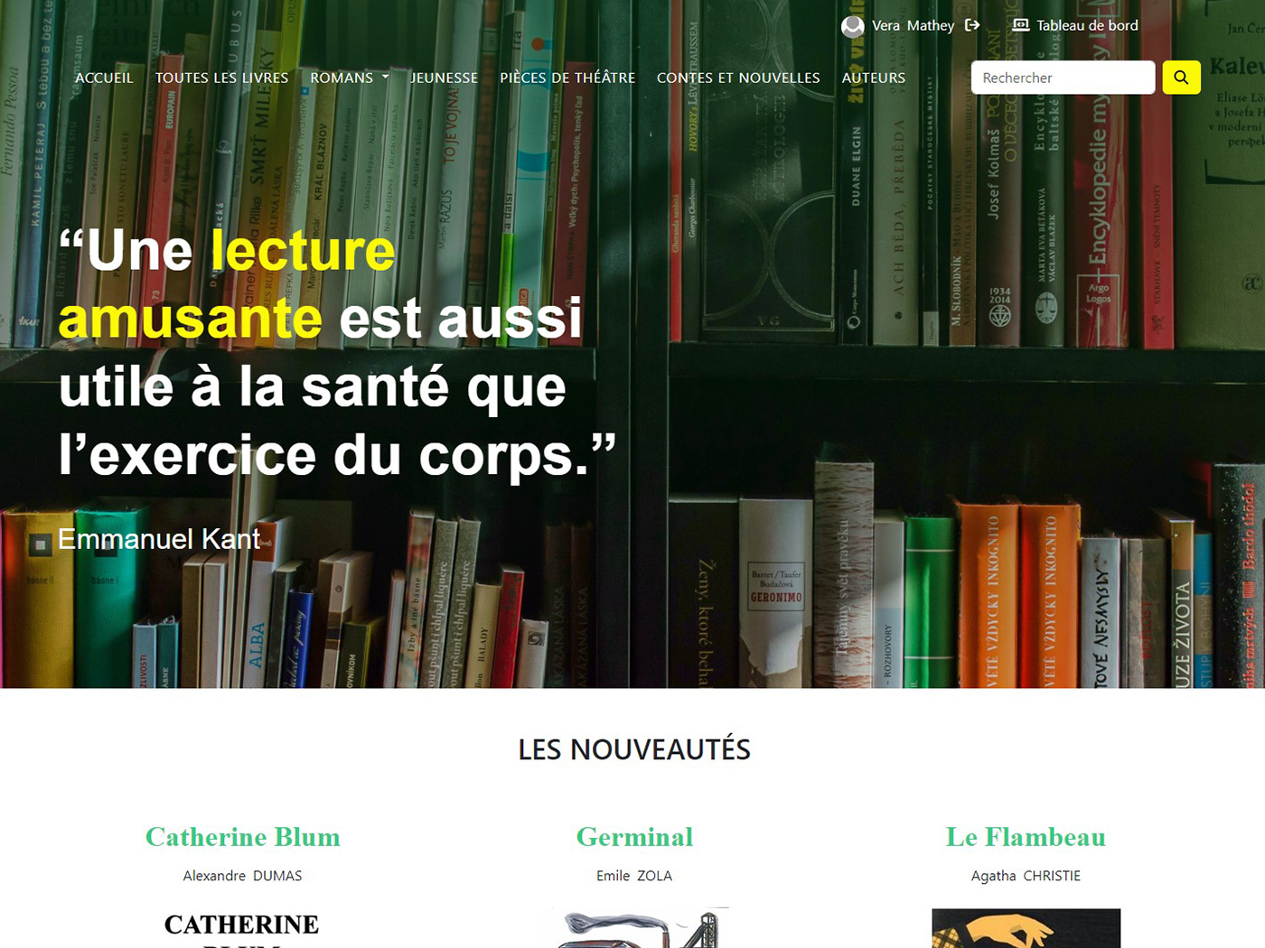 Bibliothèque en ligne